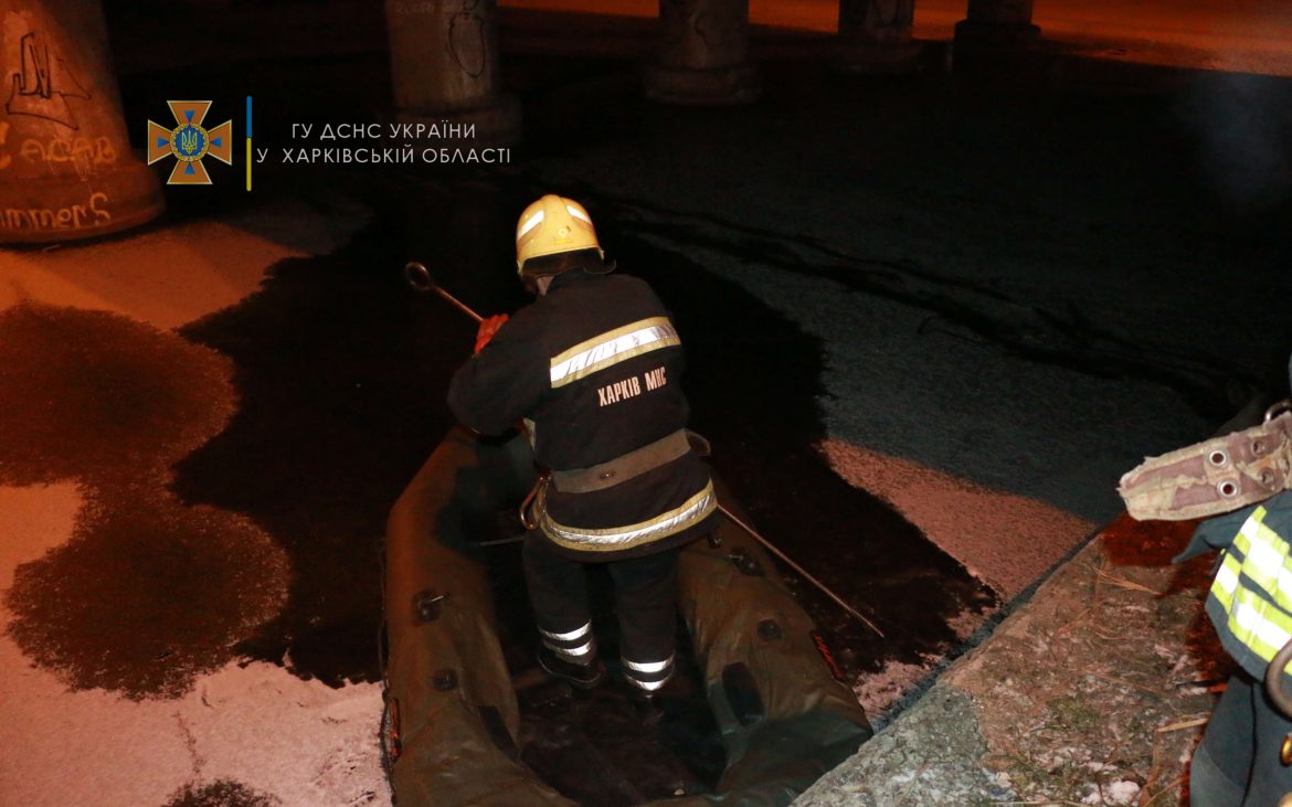 В Харькове двое мужчин провалились под лед