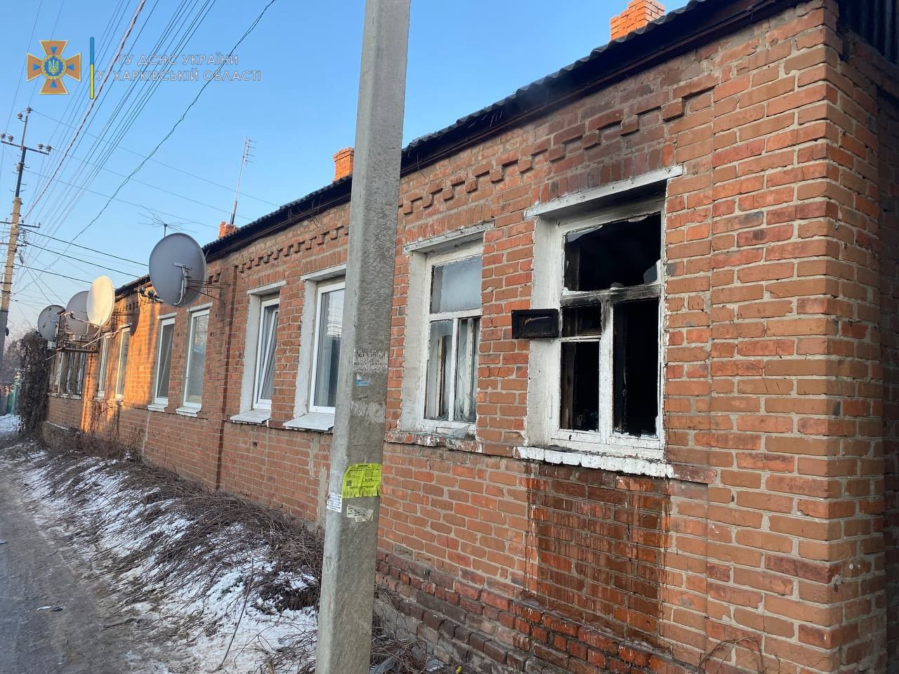 Под Харьковом во время пожара в доме погиб мужчина