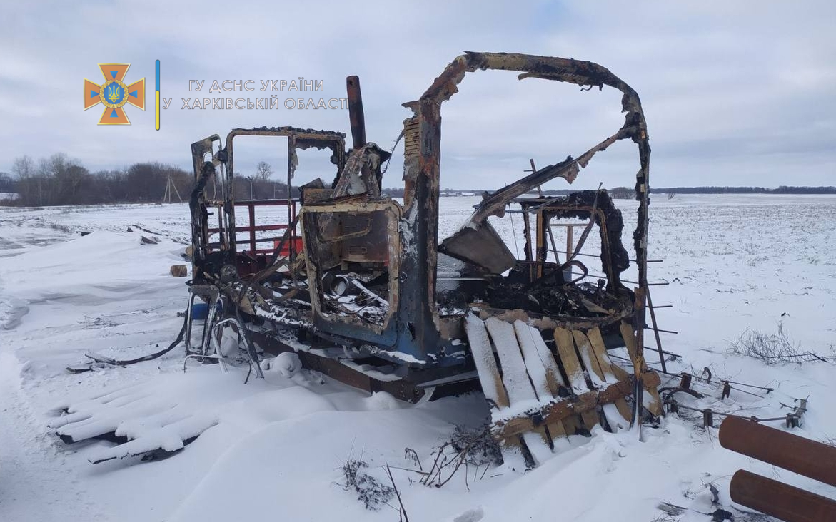 В Богодуховском районе сгорел строительный вагончик: погиб мужчина