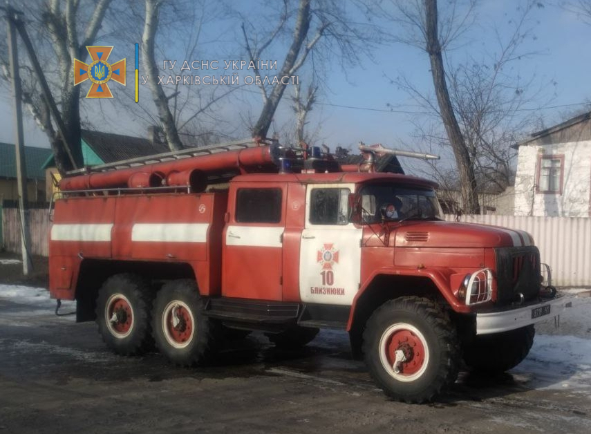 В результате пожара в Немышлянском районе мужчина получил ожоги