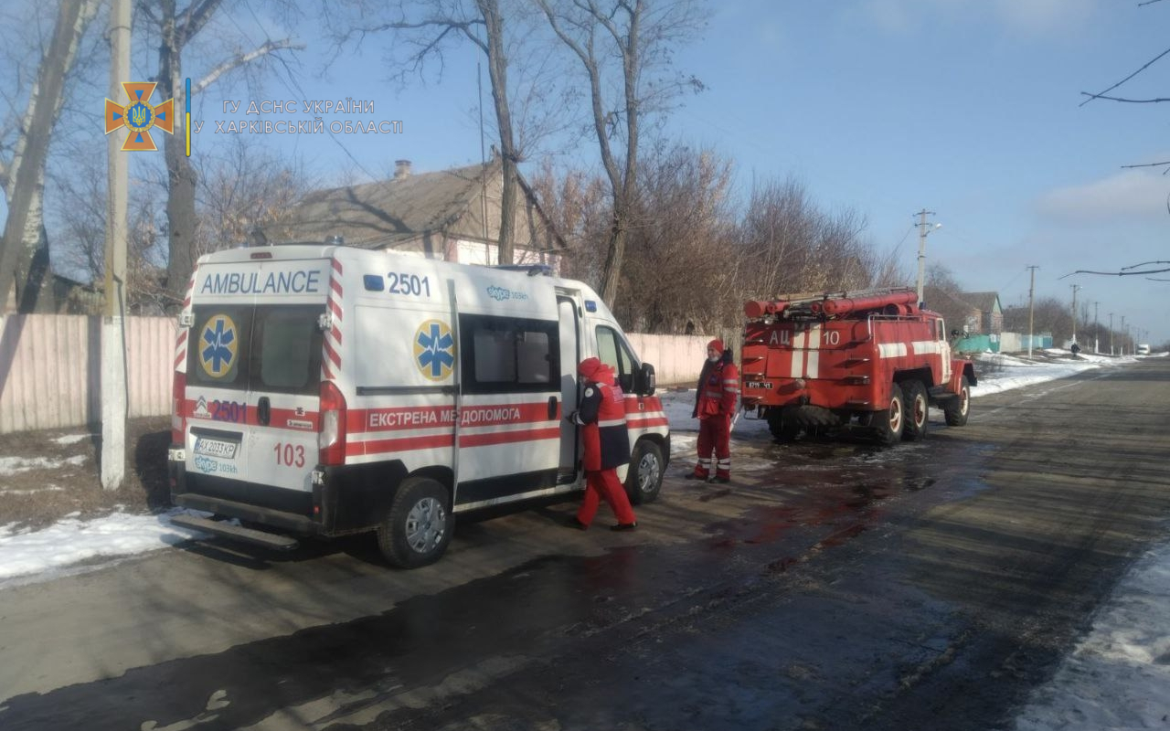 В пожаре в Лозовском районе погибли отец с сыном