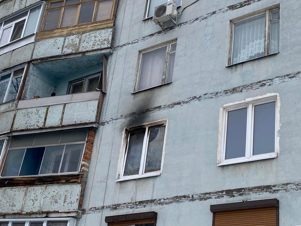 В пожаре на Салтовке пострадал мужчина