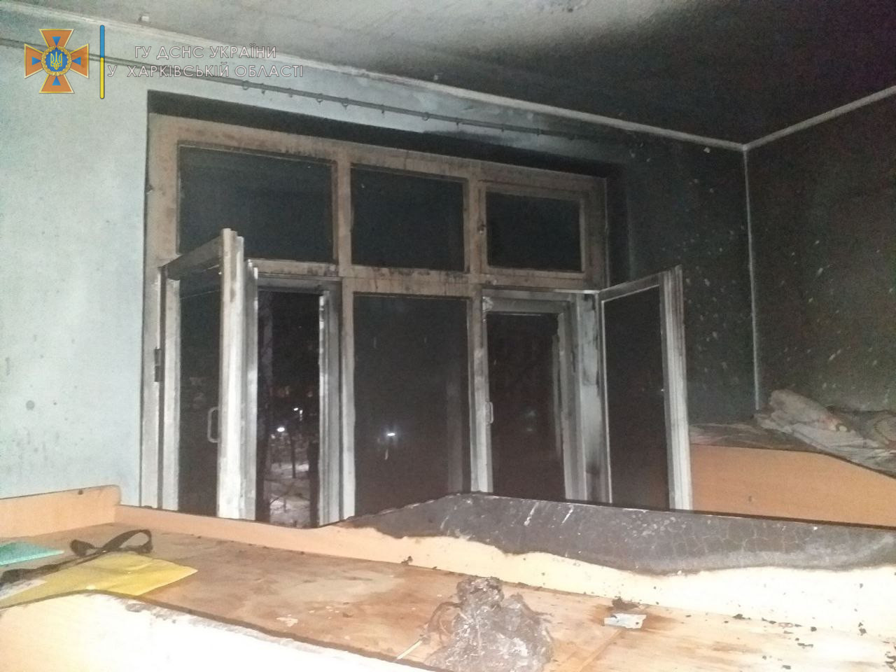 В центре Харькова произошел пожар в студенческом общежитии: эвакуировали более ста человек