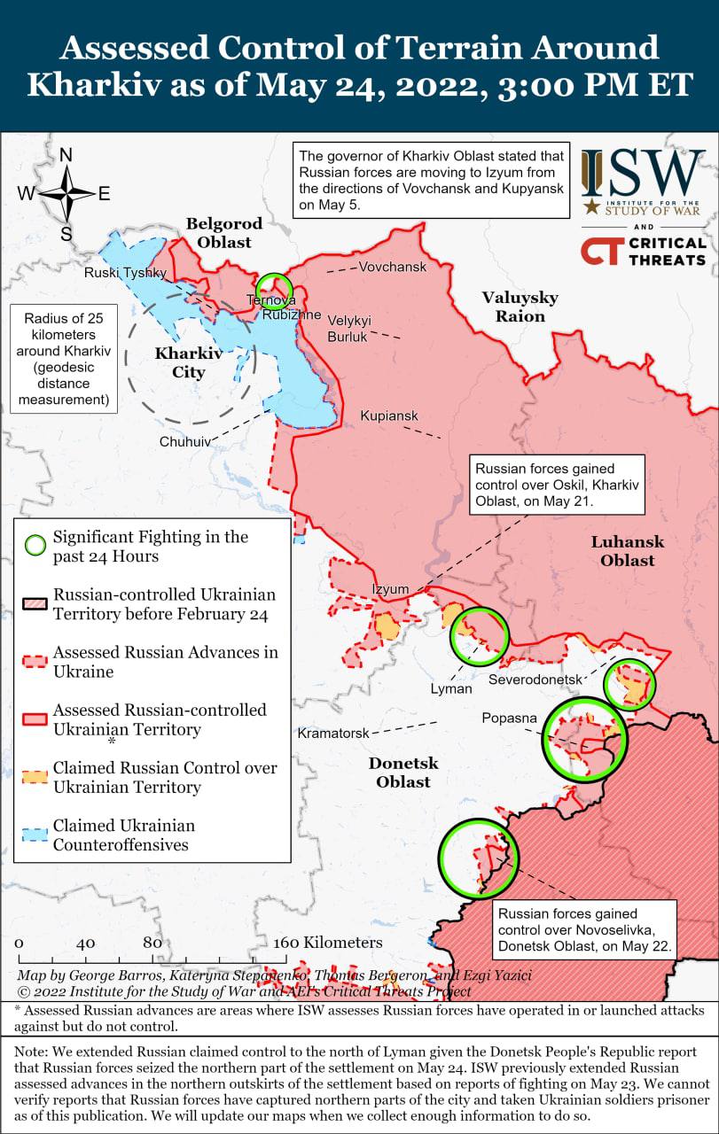 Росія готує на Донбасі три «котли», – Інститут вивчення війни