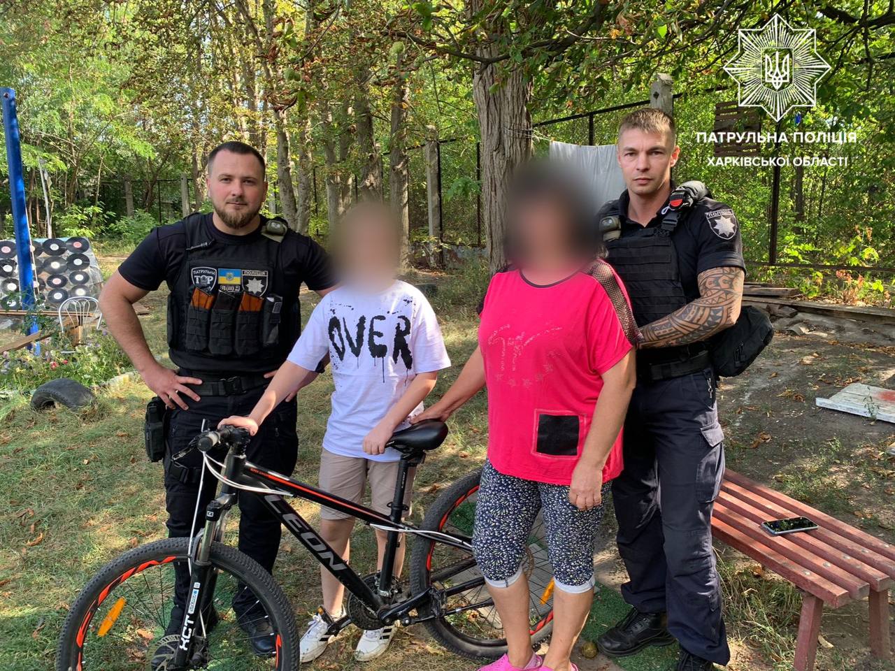Харківські ТОРівці затримали чоловіка, який відібрав велосипед у малолітньої дитини