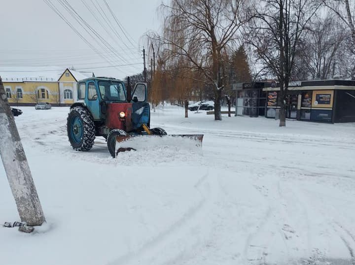 600 тисяч гривень витратять в Дергачах на прибирання снігу та льоду