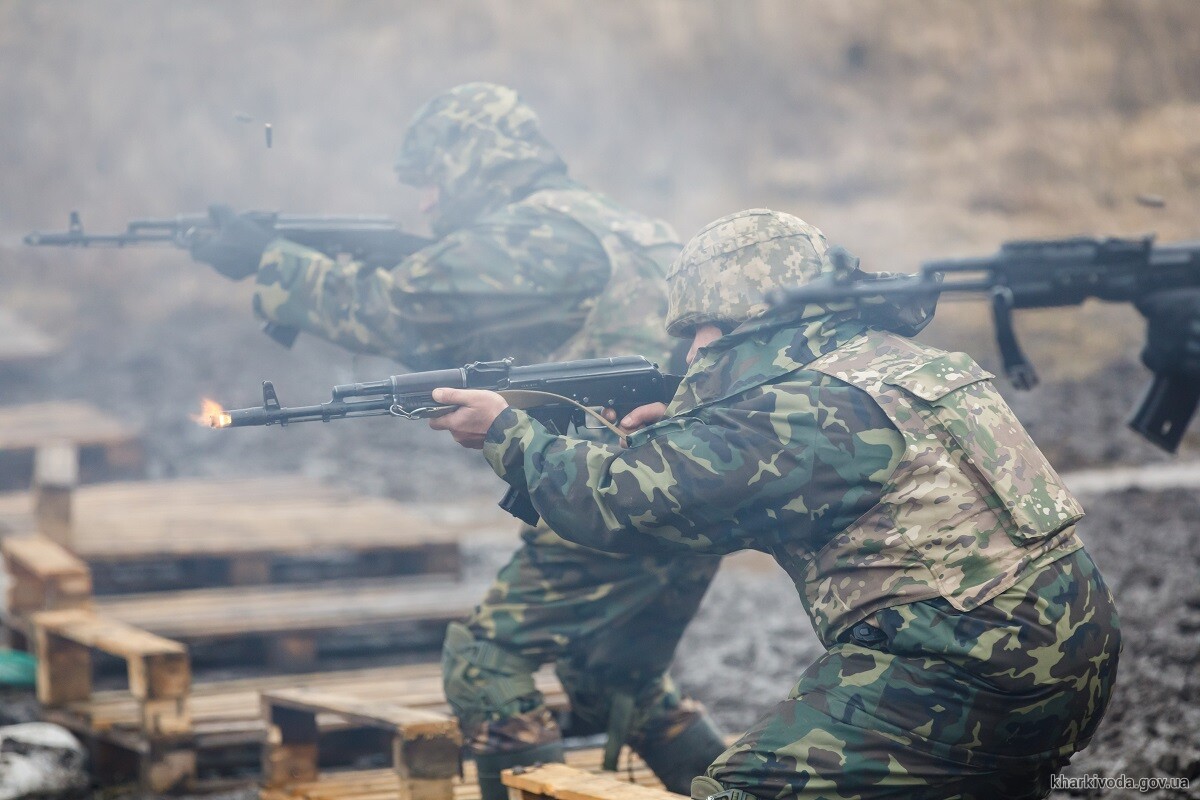 На Харківщині проходять тренування військові Окремого стрілецького батальйону