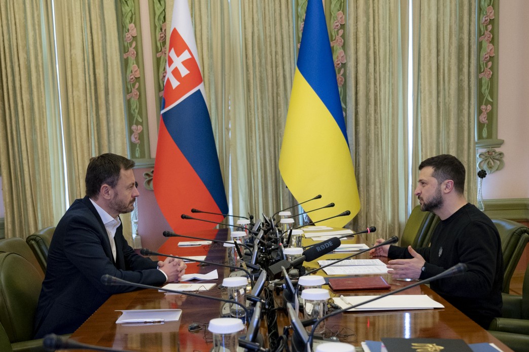 Президент України провів зустріч із Прем’єр-міністром Словаччини