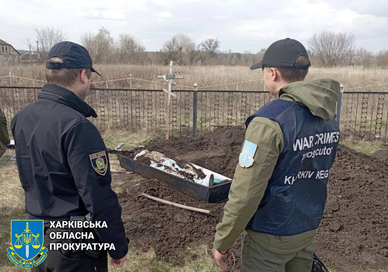 На Харківщині правоохоронці ексгумували труп 51-річного чоловіка