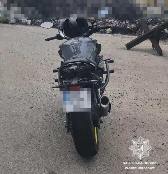 Поліція виявила мотоцикл, який перебуває у міжнародному розшуку