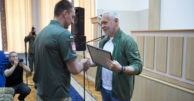 Терехов привітав військовослужбовців Харківського зонального відділу