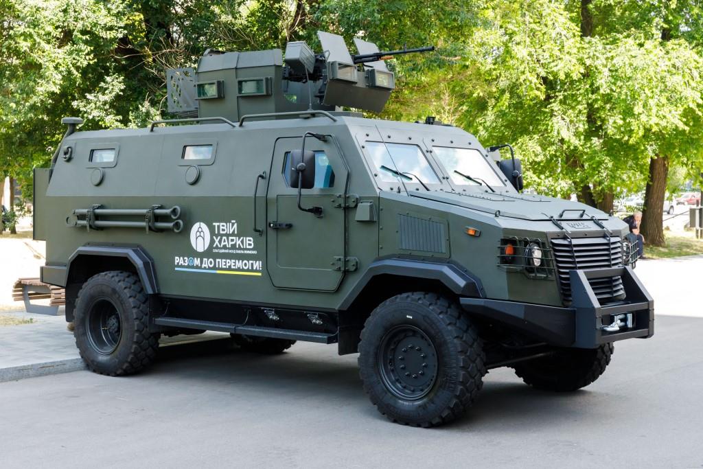 Бійці харківського КОРДу отримали бронеавтомобіль українського виробництва «Козак»