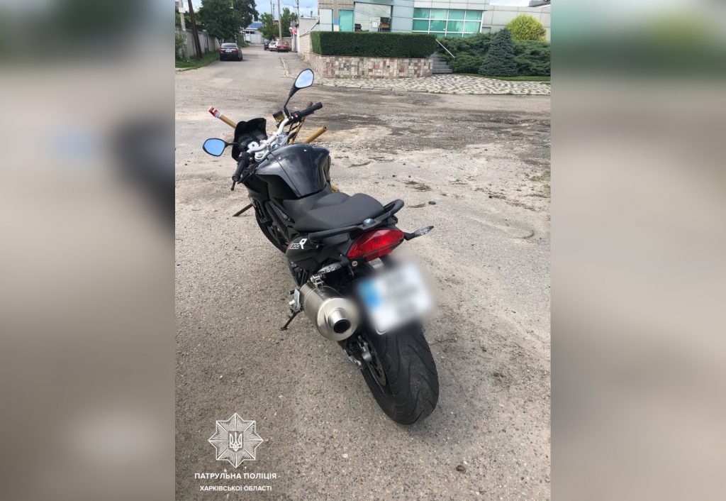 Харківські патрульні виявили мотоцикл, який перебував у міжнародному розшуку