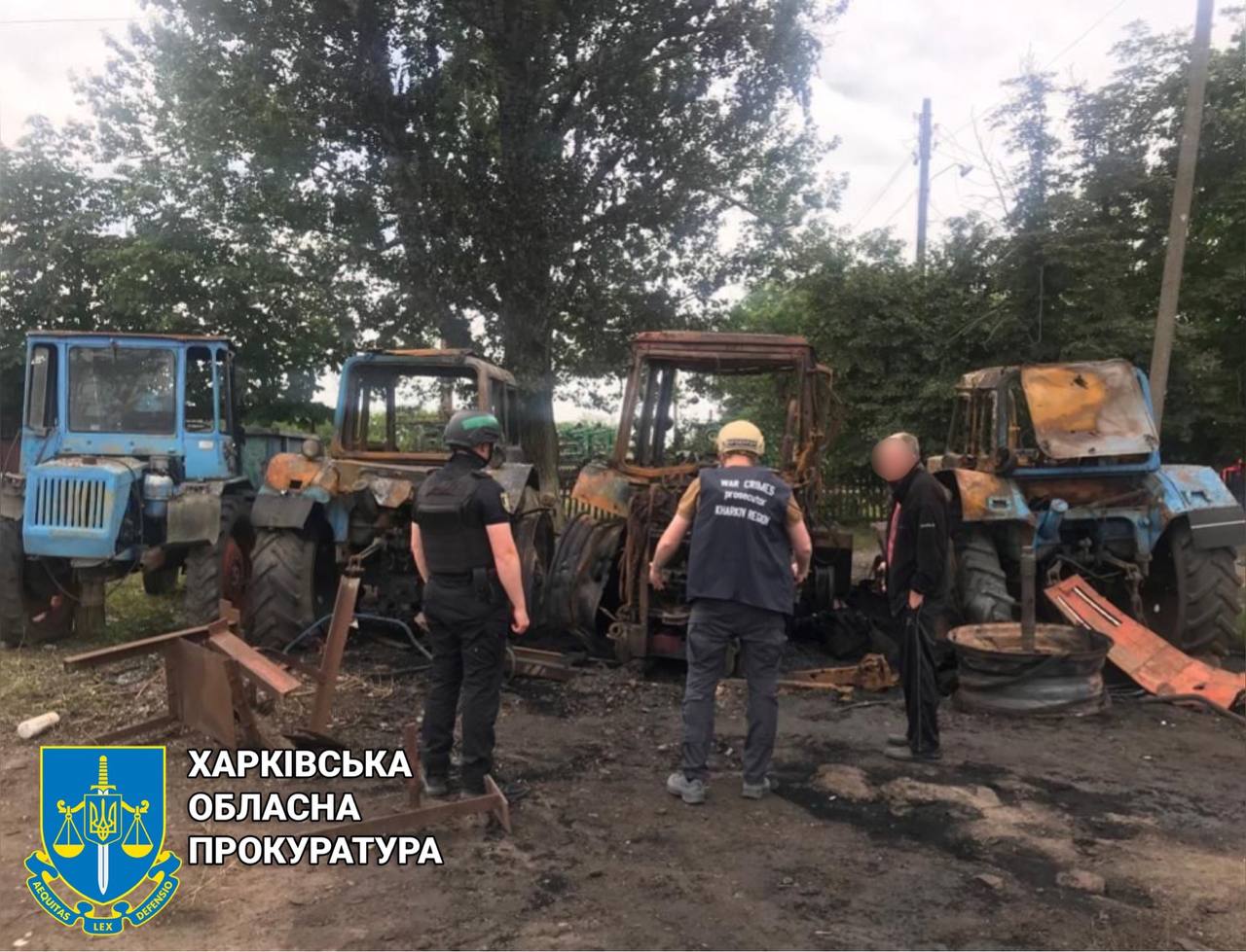 Правоохоронці зафіксували наслідки артобстрілів Куп’янського району