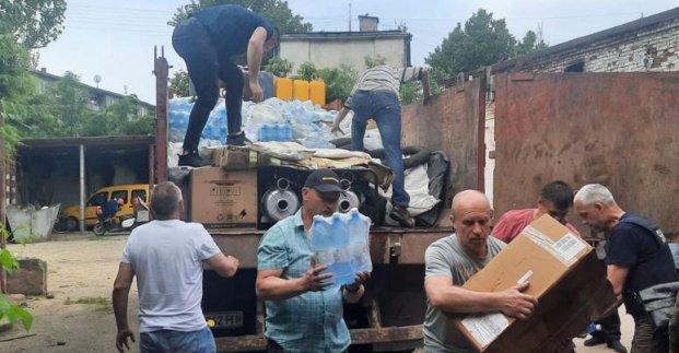 В Херсон доставили гуманітарну допомогу від «Харківських тепломереж»