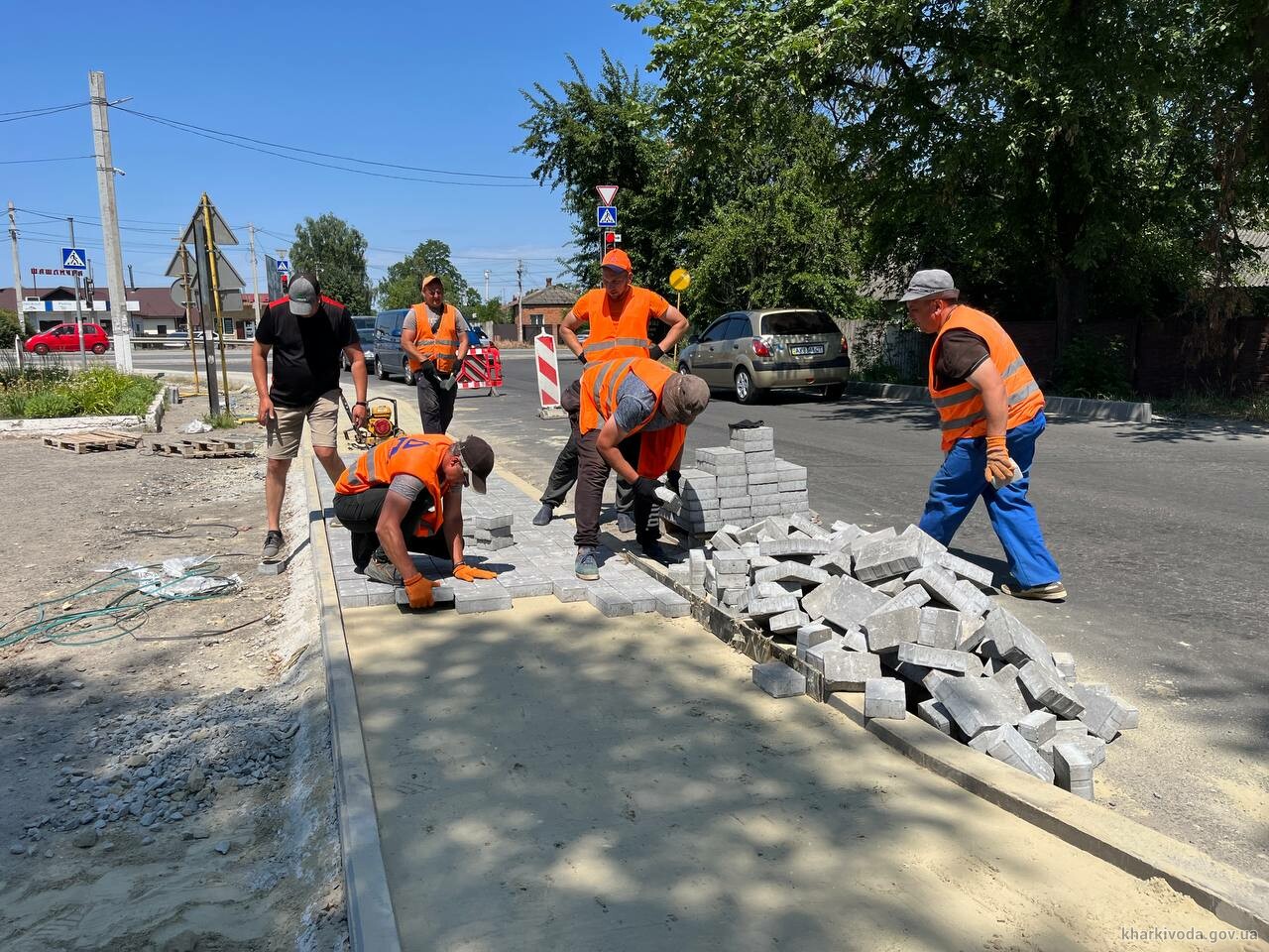 На Харківщині проводиться ремонт дороги у Бабаях