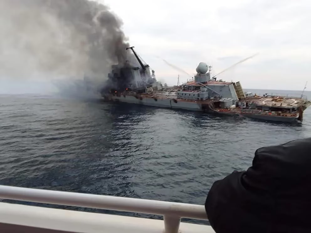 Міноборони попередило, що може атакувати всі російські суда в Чорному морі та згадало крейсер «москва»