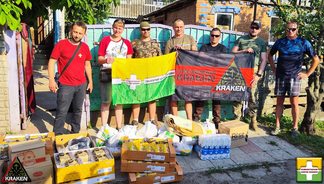 Бійці KRAKEN разом з волонтерами доставили понад 2500 наборів «гуманітарки» на деокуповані території