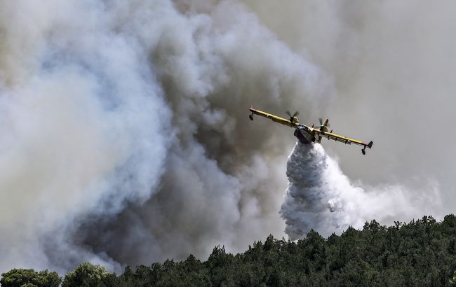 У Греції під час гасіння пожежі впав літак