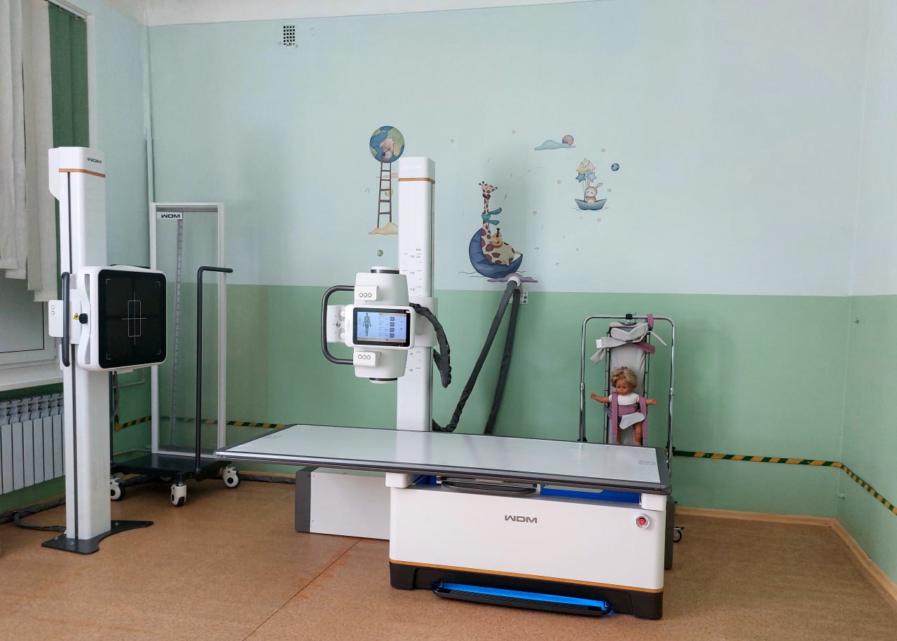 Харківська дитяча поліклініка у Салтівському районі отримала новий рентген-апарат