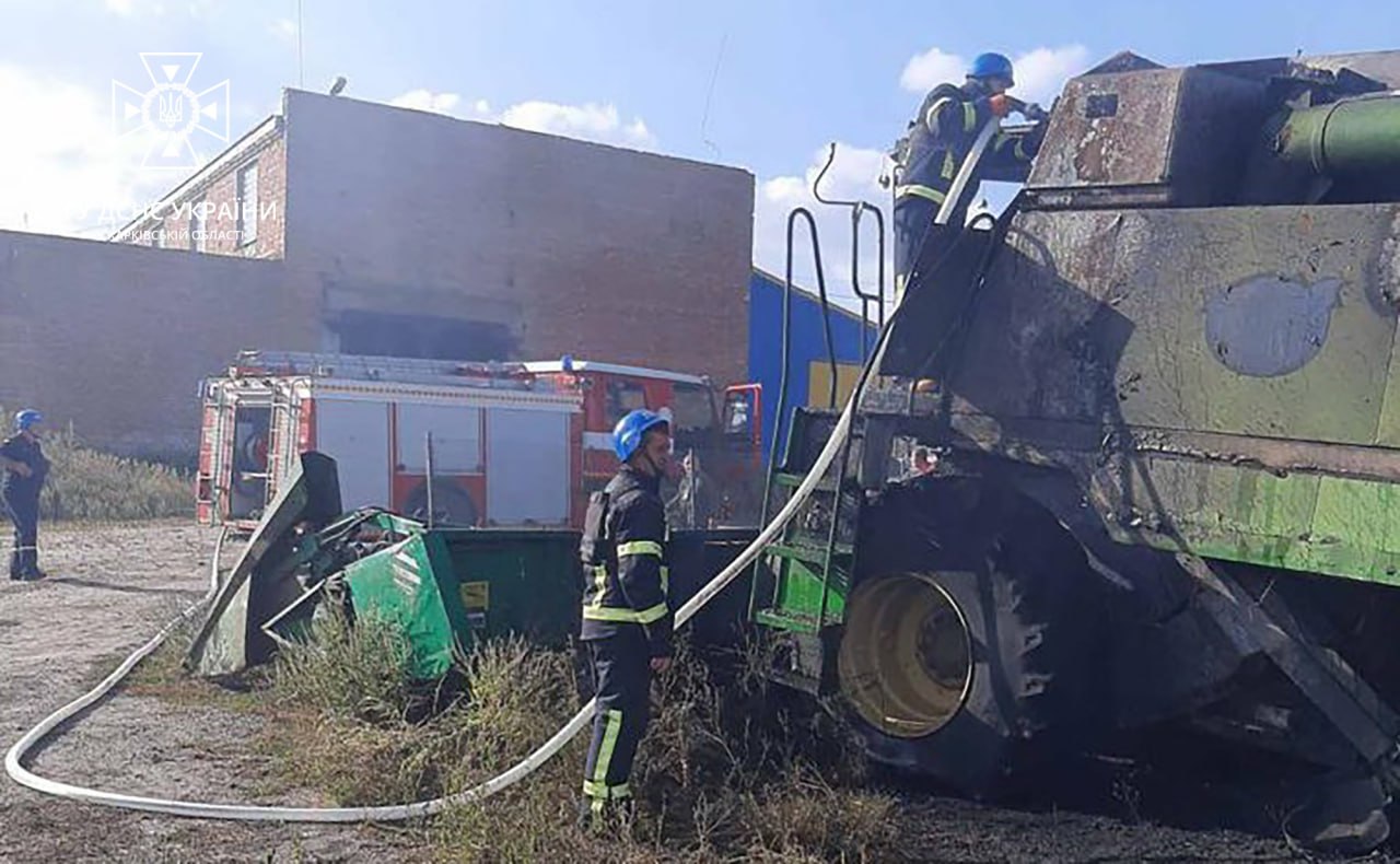 Обстріли пожежної частини та ферми: ситуація на Харківщині за добу