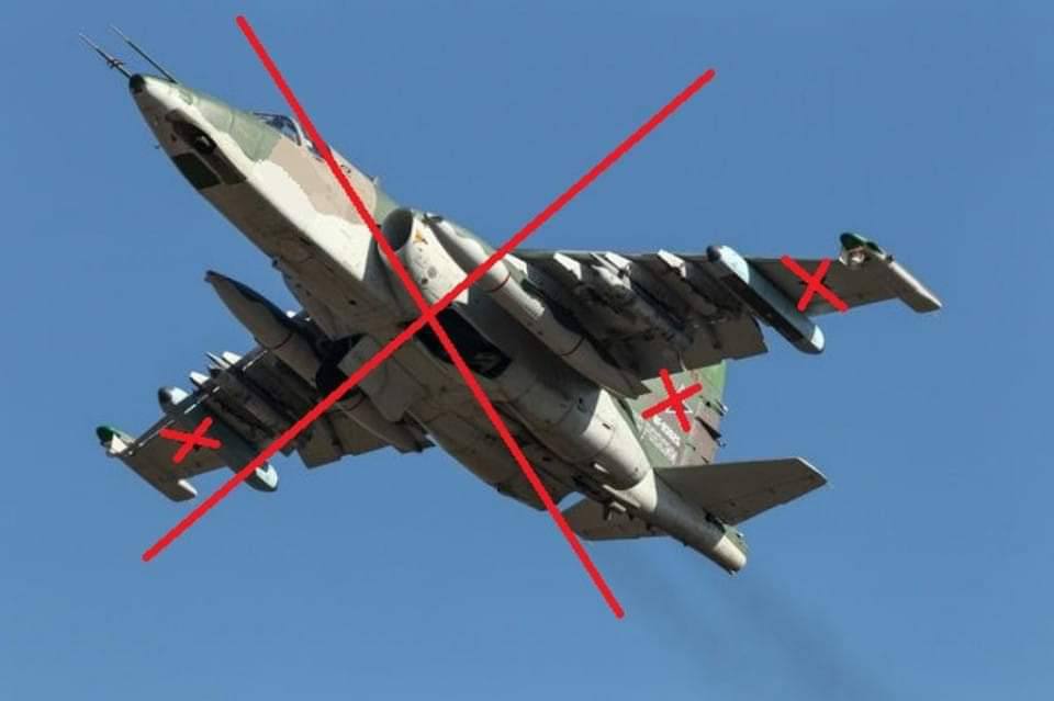 На Донбасі ЗСУ знищили три літаки Су-25 за тиждень