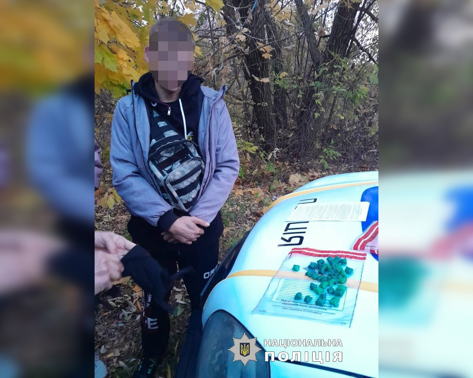 Харківські поліцейські вилучили у чоловіка 160 «закладок»