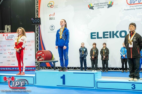 Харківська пауерліфтерка здобула «золото» чемпіонату світу