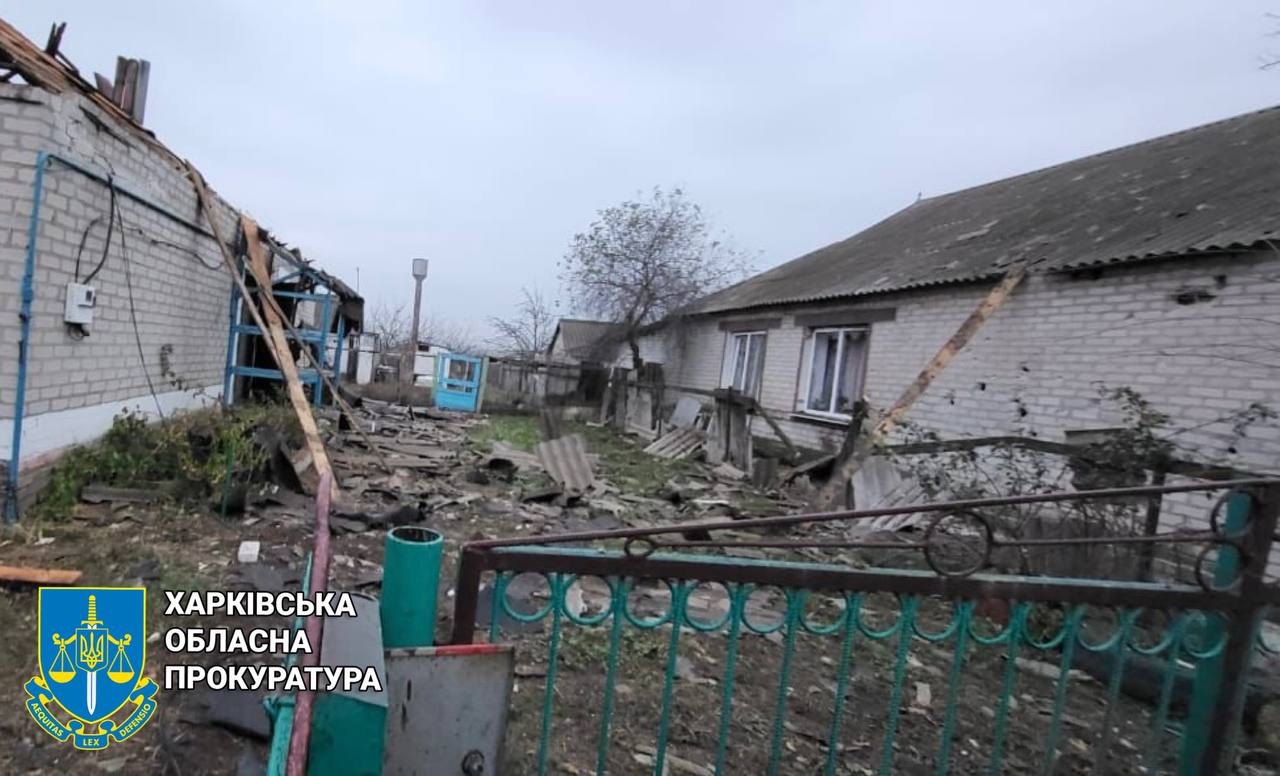 Поранено мирного жителя: прокурори фіксують наслідки нічних обстрілів Харківщини
