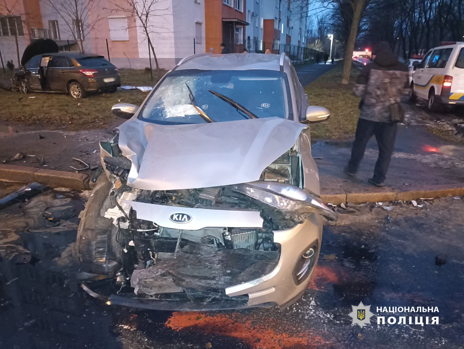 В поліції розповіли деталі ДТП у Харкові: автівка вилетіла з дороги та збила пішоходів