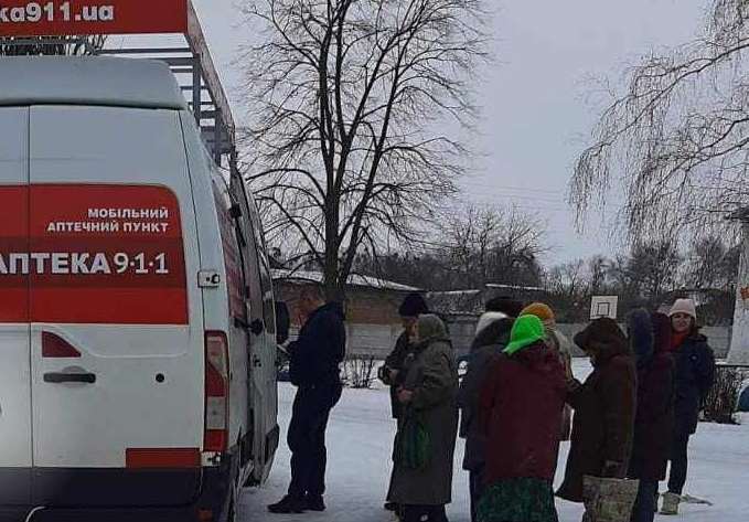 У прикордонній громаді на Харківщині послугами мобільної аптеки скористалися близько 100 людей