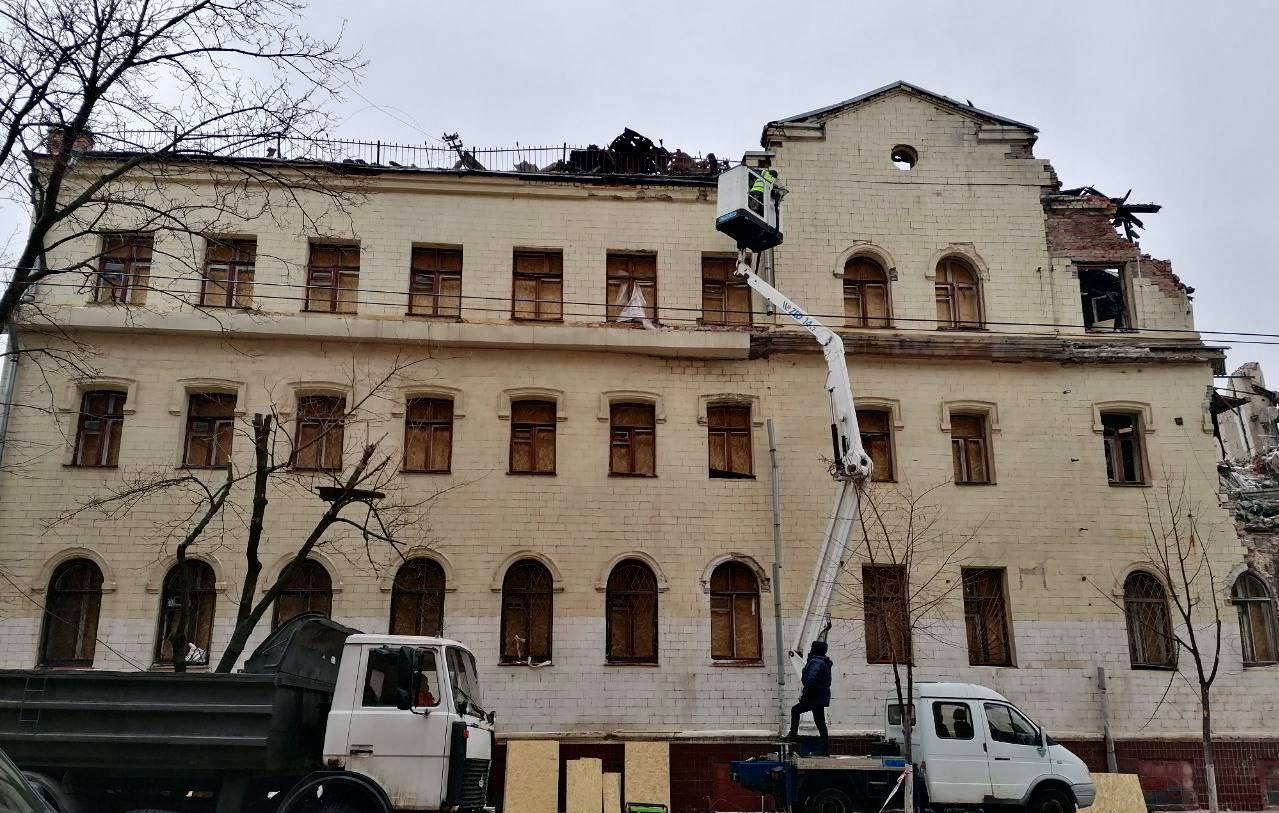 У Харкові частина будинків, пошкоджених ракетними ударами 16 січня, ще залишається без газу