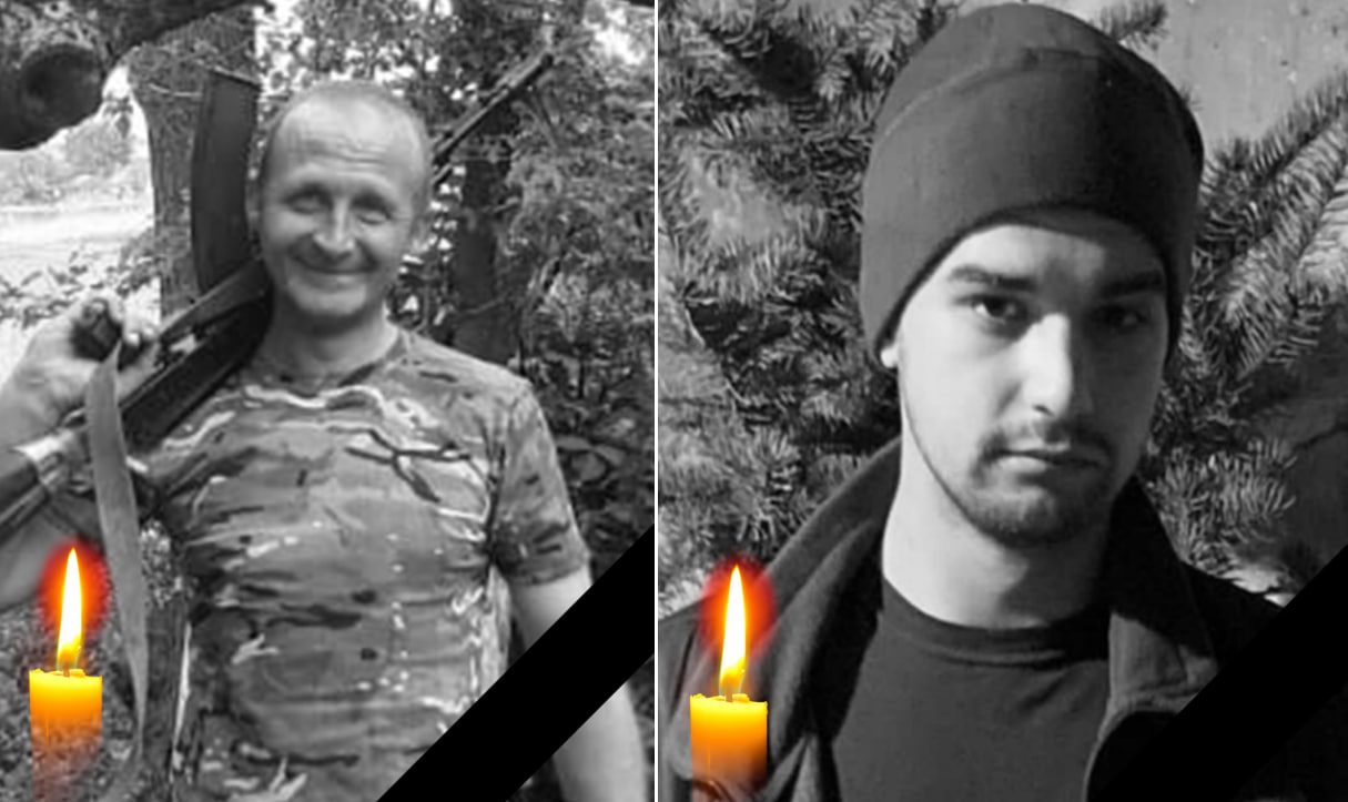 На Харківщині простилися з двома загиблими оборонцями України