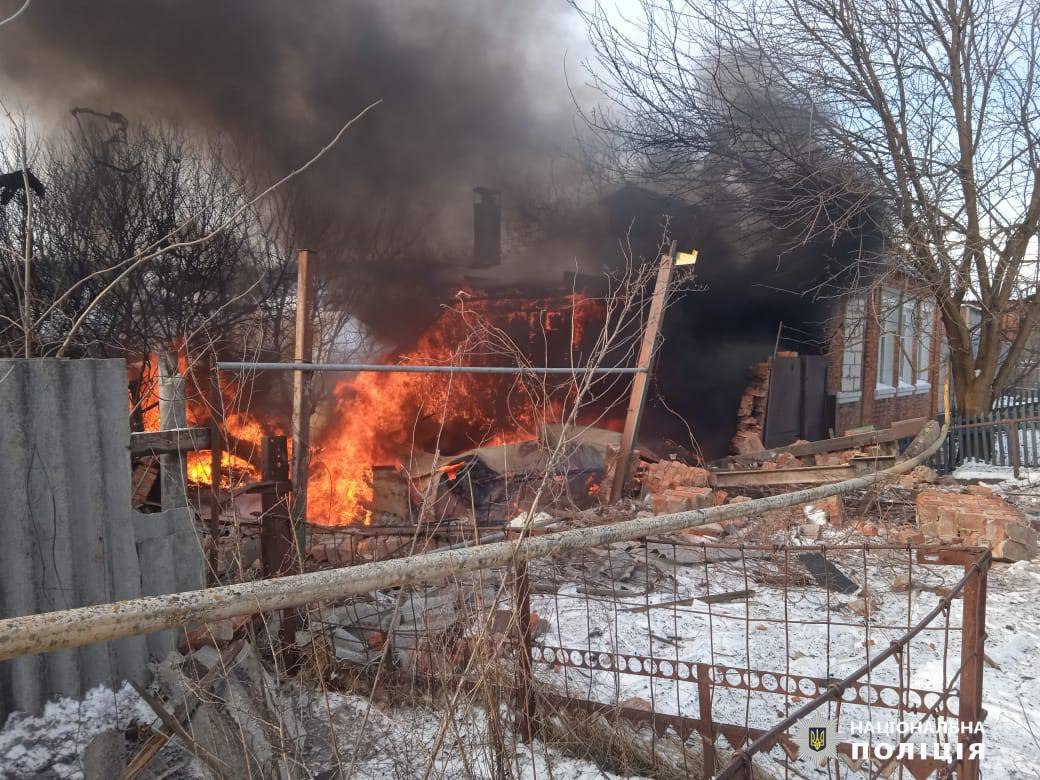 Пожежі та руйнування: слідчі показали наслідки обстрілів Харківщини 7 січня