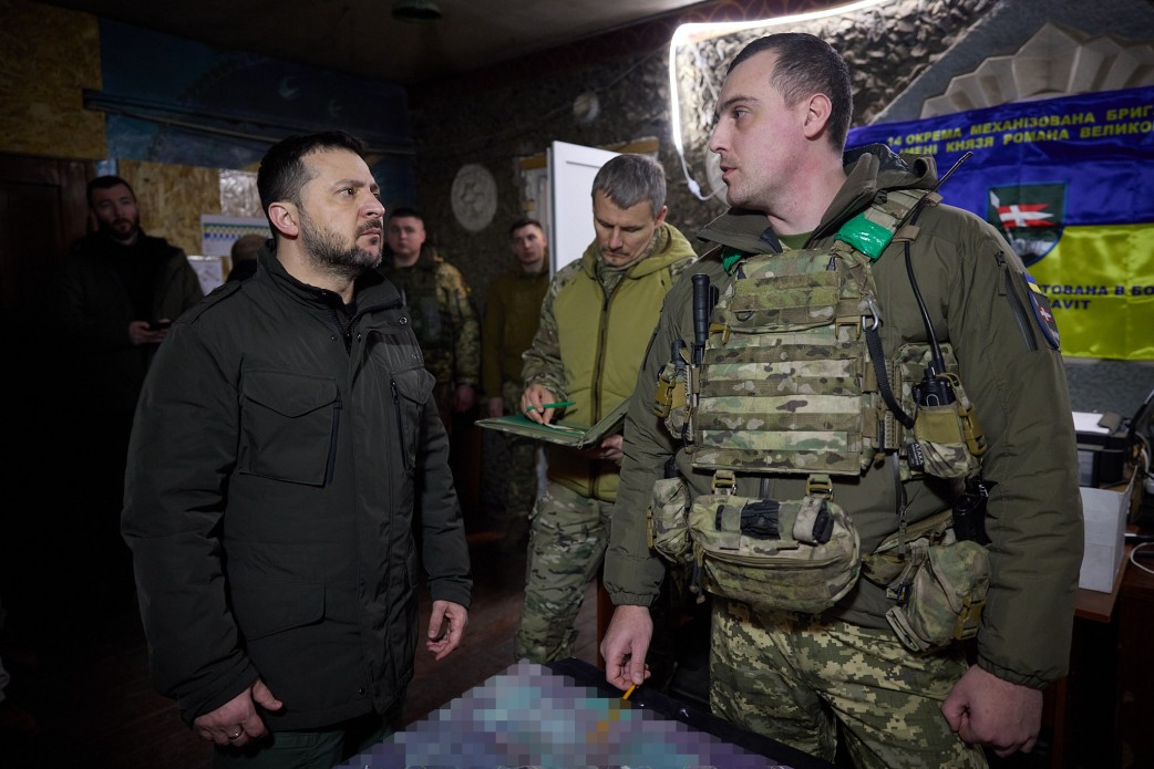 Зеленський відвідав передові позиції ЗСУ на Куп’янському напрямку