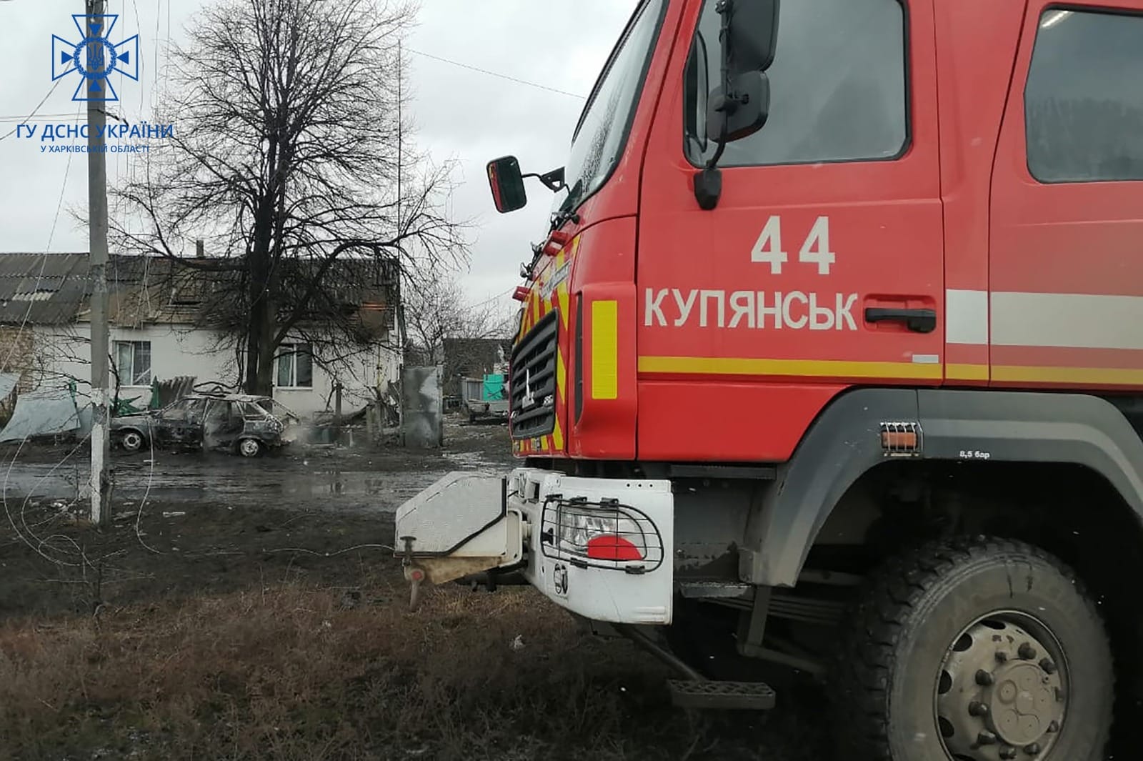 Обстріл Куп’янського району: вогнеборці ліквідували пожежу