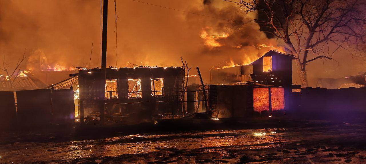 Синєгубов: внаслідок ударів БПЛА виникло кілька масштабних пожеж, загинули 7 людей