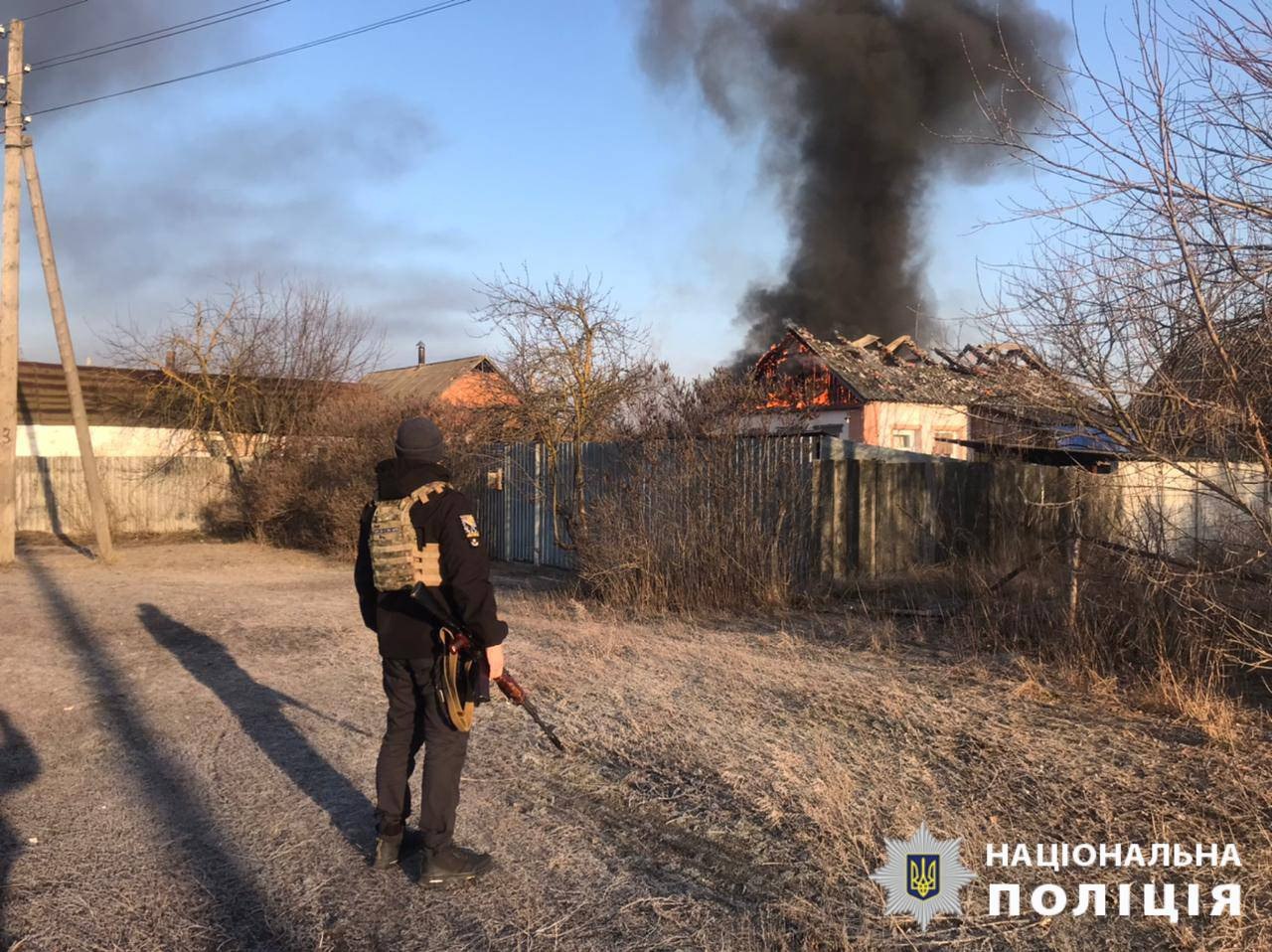 Масовані обстріли трьох районів Харківської області: поліція показала наслідки