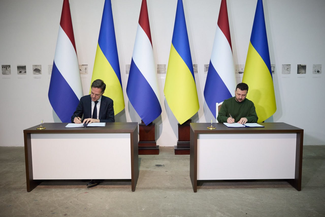 У Харкові сьогодні була підписана двостороння безпекова угода із Нідерландами