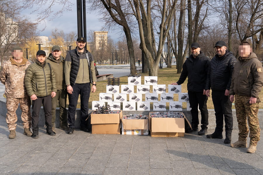 Захисники Харківщини отримали партію дронів