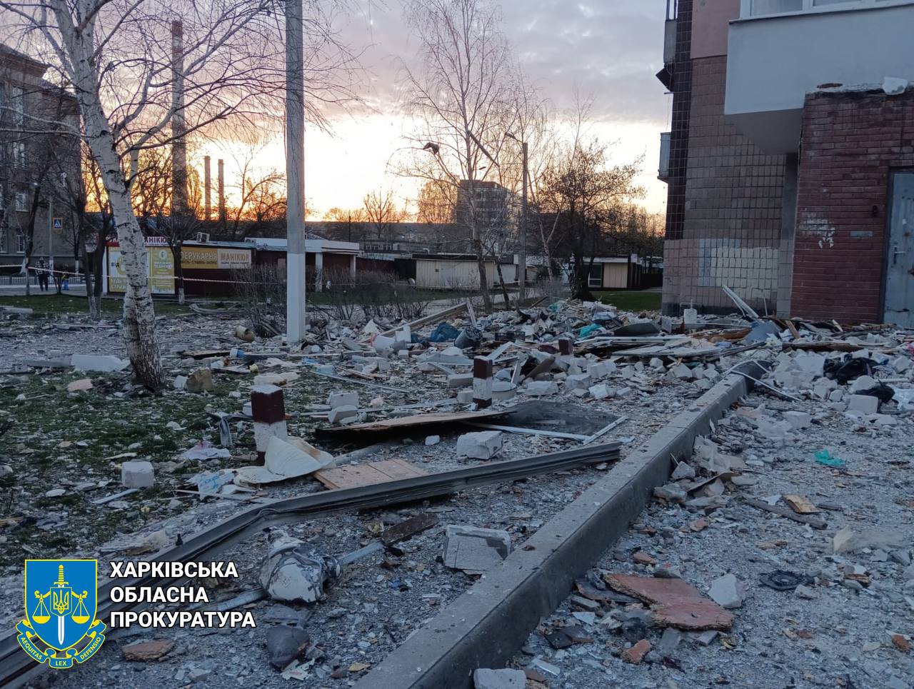 Внаслідок удару по Харківському району загинув чоловік