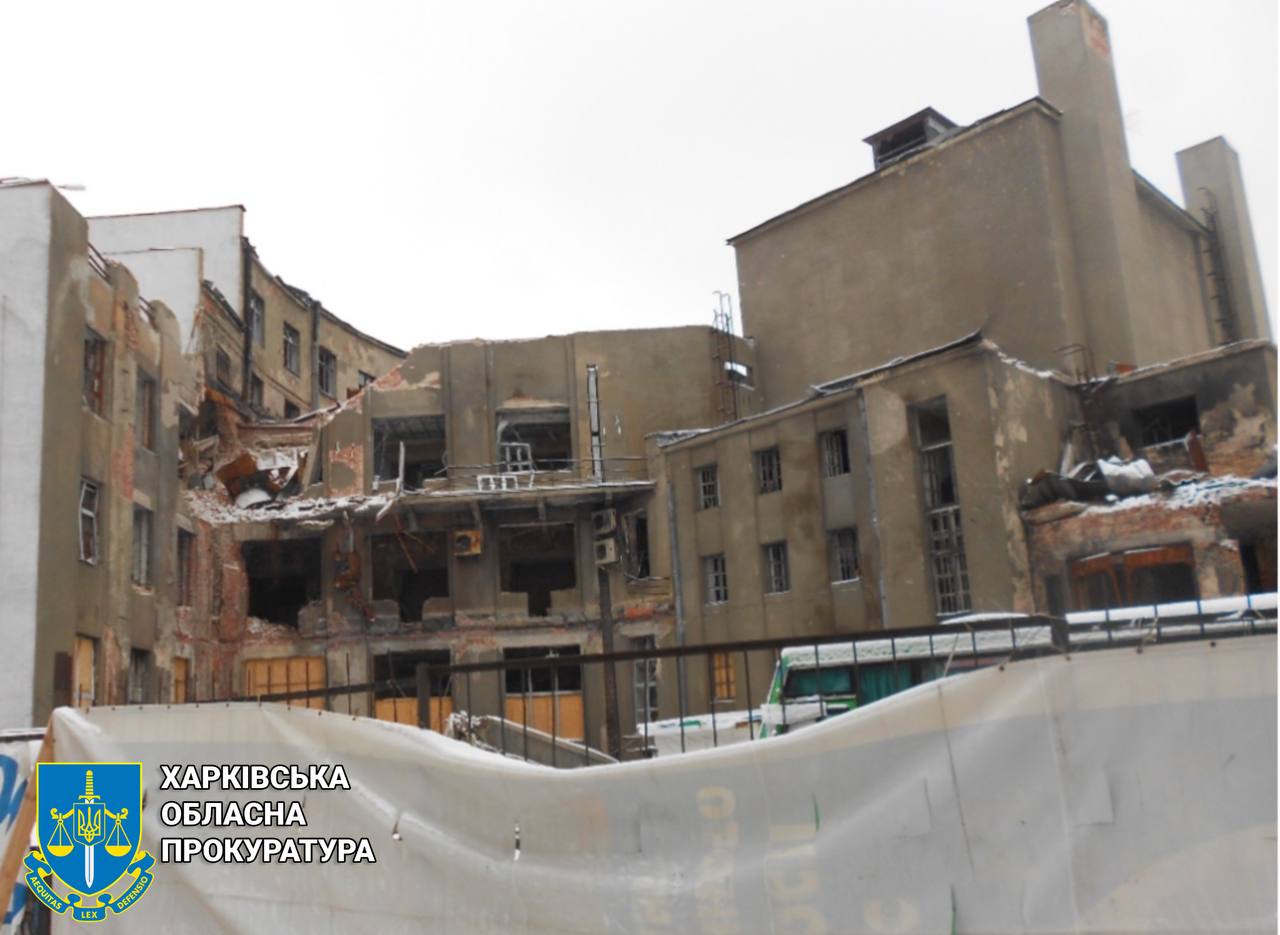 У Харкові від «Укрзалізниці» вимагають привести в належний стан памʼятку культурної спадщини, пошкоджену обстрілами