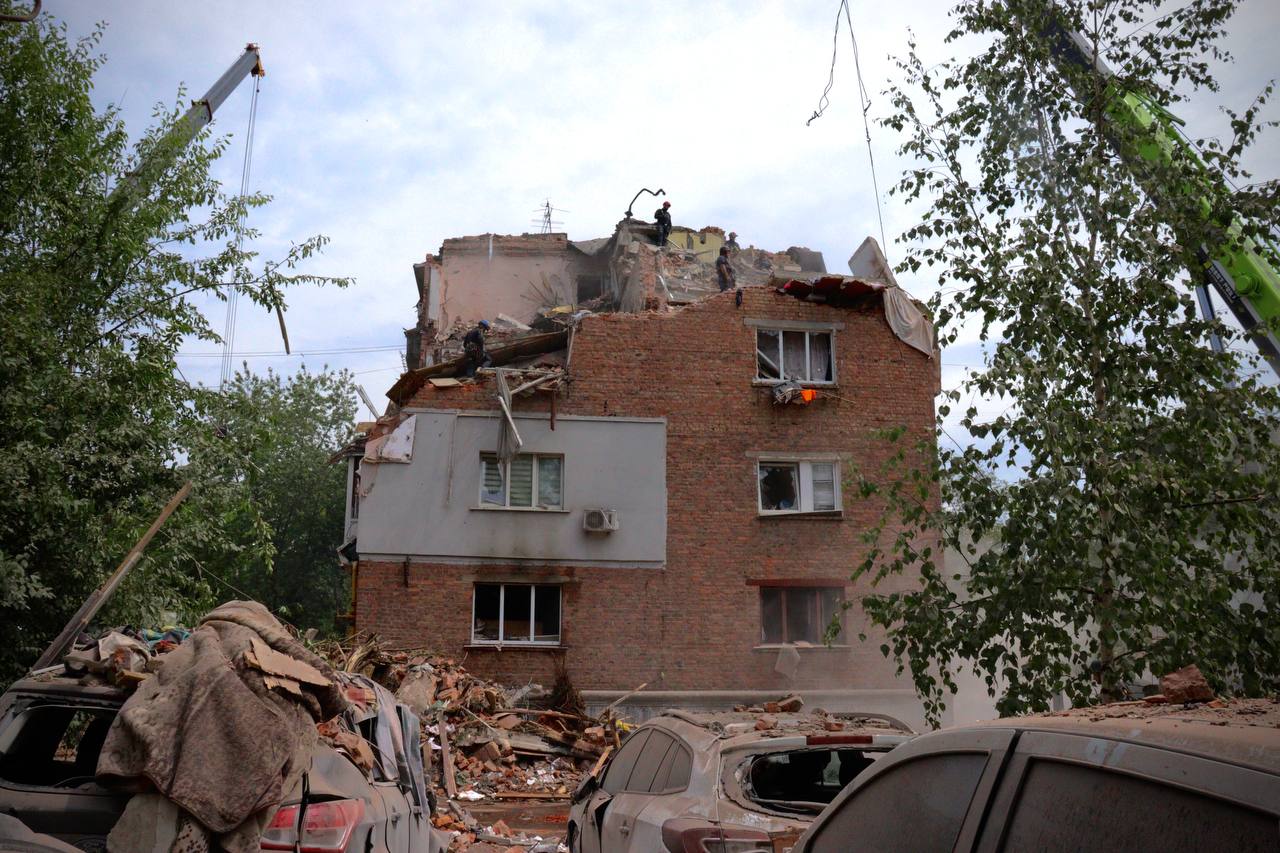 Газопостачання до пошкоджених нічними ударами будинків у Харкові припинено
