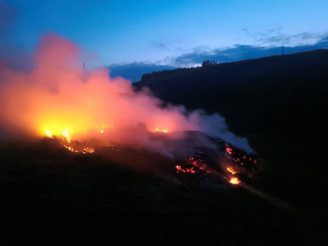 Масштабна лісова пожежа та згорілі будинки: наслідки обстрілів Харківщини за добу