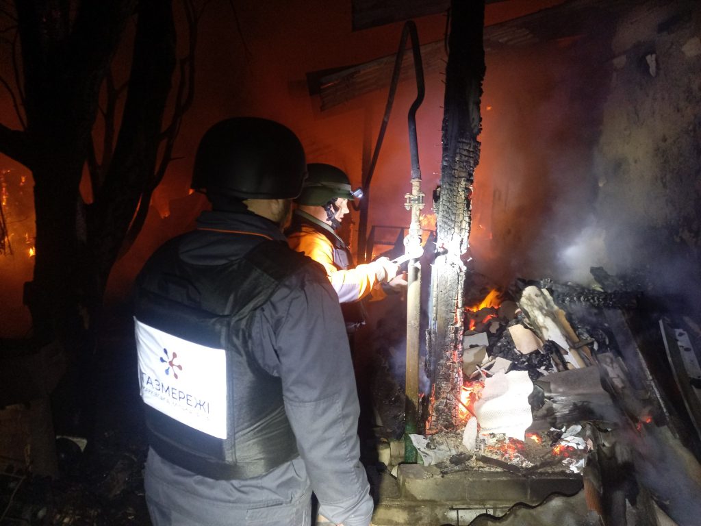 Після нічного обстрілу в одному з районів  Харкова стався витік газу