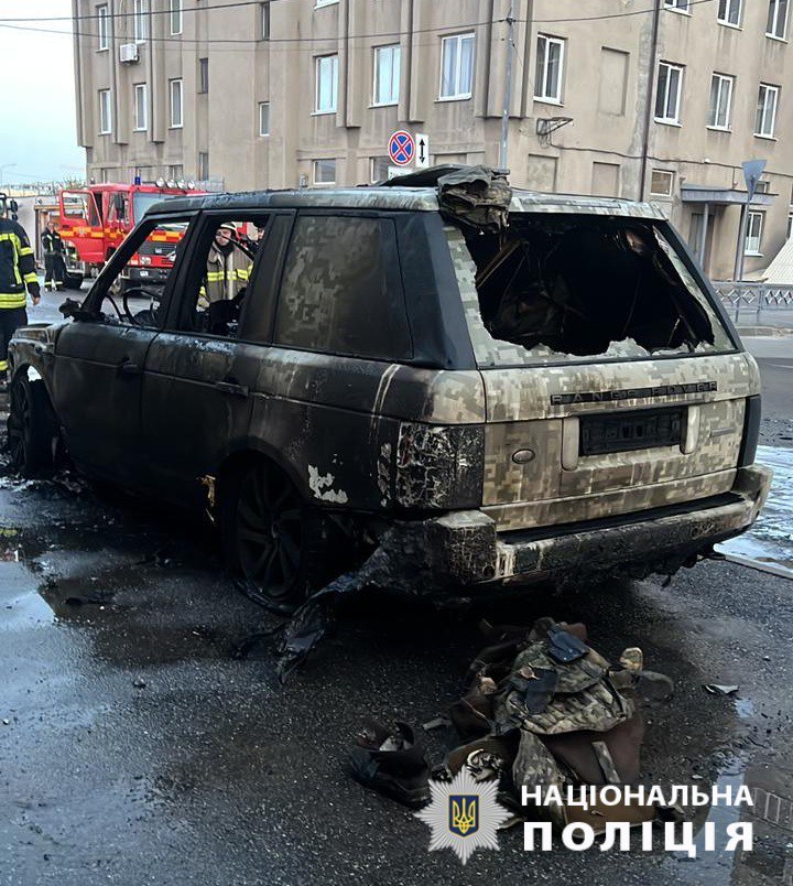 Синєгубов заявив про 40 випадків підпалу автомобілів військових у Харкові та області