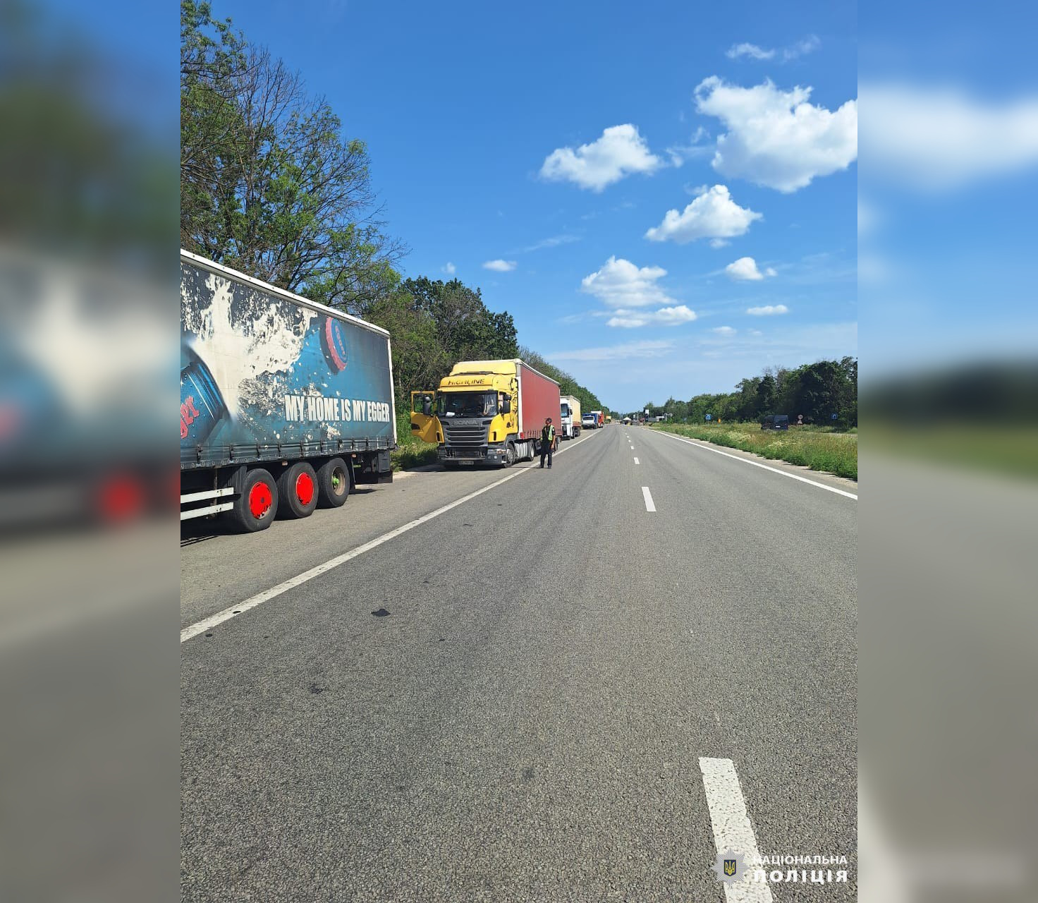 На дорогах Харківщини введено обмеження руху вантажівок через підвищення температури