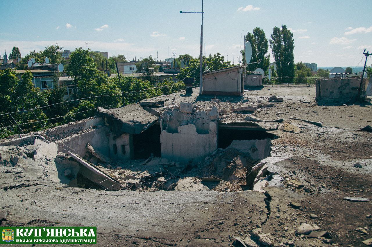 У Куп’янську ліквідовують наслідки нічного обстрілу